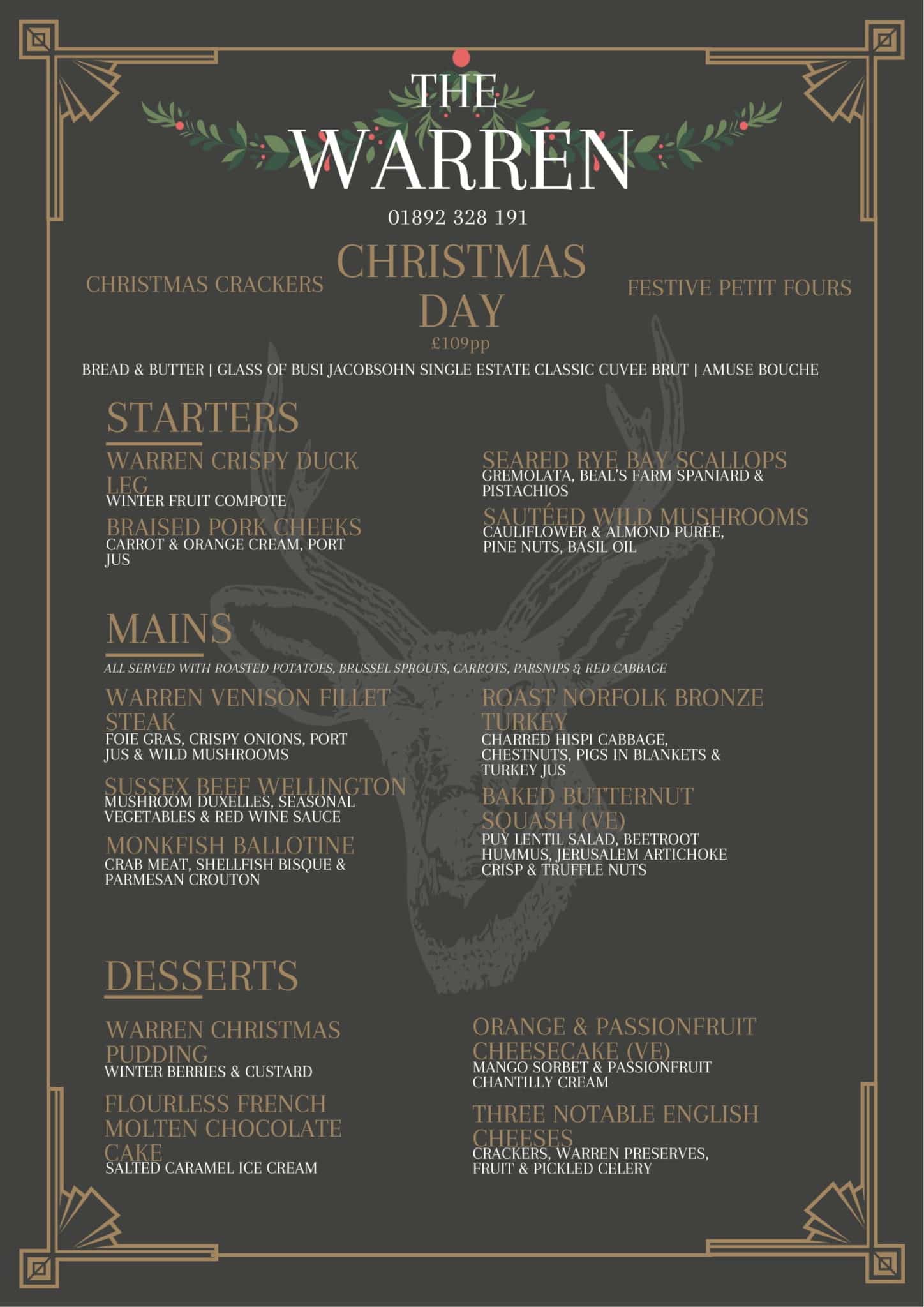 Christmas Day Menu